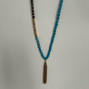 Fossil Tassel Necklace